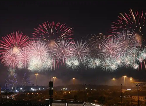 镇平县焰火晚会