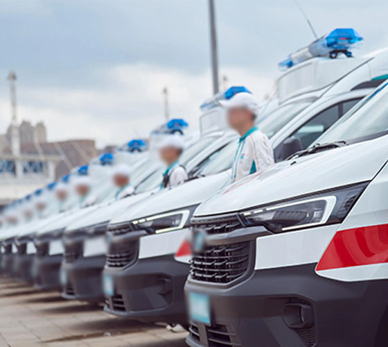 镇平县服务车队展示